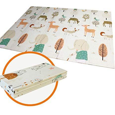 Promo Terbaik BEST SELLER Playmat Import Matras Empuk Kelas bagus Premium (tebal 0,5&amp;0,8) Motif Bolak Balik cocok untuk anak kecil bisa cod