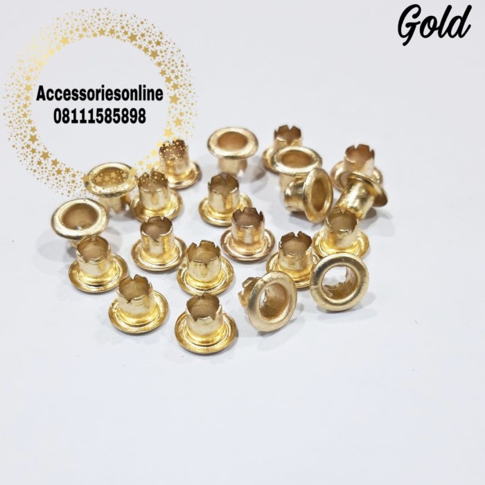 

MATA AYAM 201 MATA AYAM 4MM EYELET -1PACK ISI 10.000 PCS