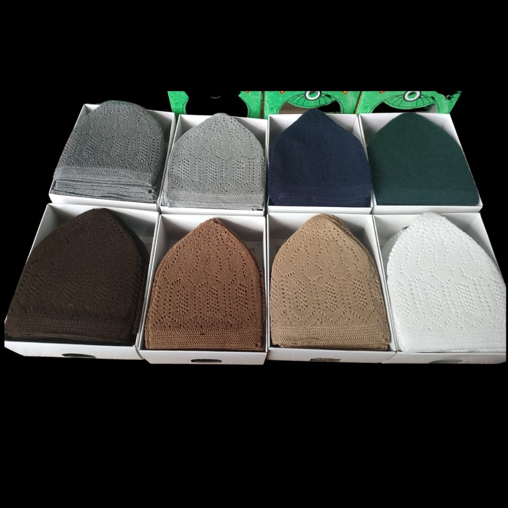 Peci Mercan Turki LUSINAN, Peci Rajut, Peci Original Turkiye Import, Peci Haji, Peci Madinah