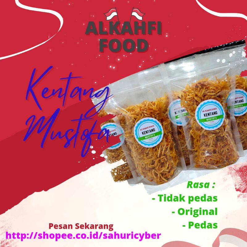

KENTANG MUSTOFA GURIH RENYAH PREMIUM (Sambal Pengantin) - 1 kg - ALKAHFI FOOD