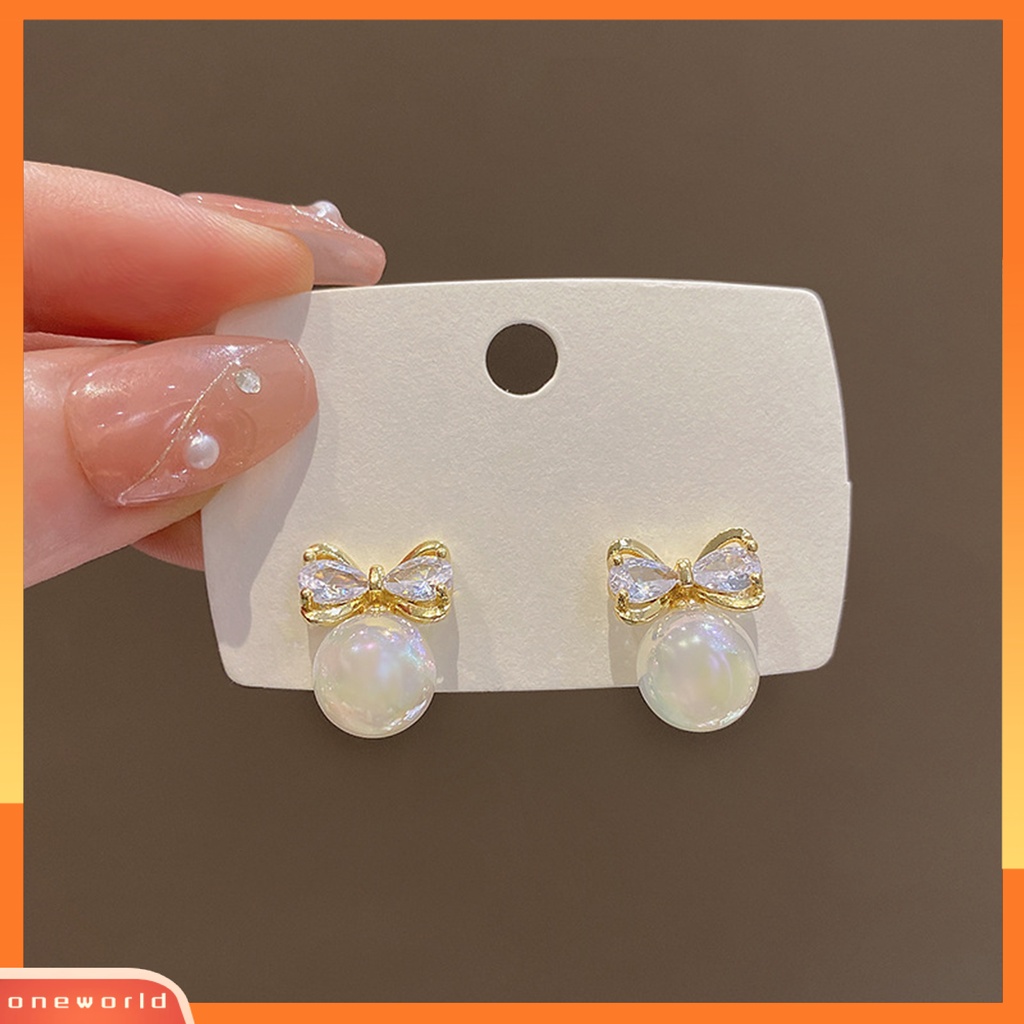 [WONE] 1pasang Anting Dasi Kupu-Kupu Liar Elegan Indah Sehari-Hari Memakai Paduan Hias Fashion Anting Untuk Hadiah