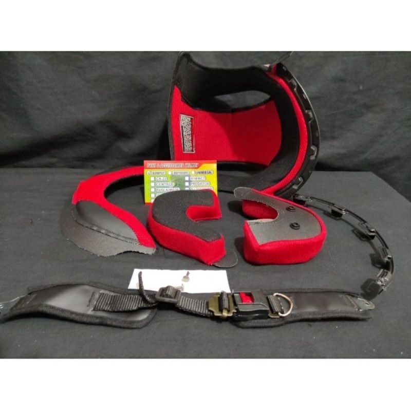 Busa helm kyt dj maru fullset kancing klip BESI dan kancing klip PLASTIK