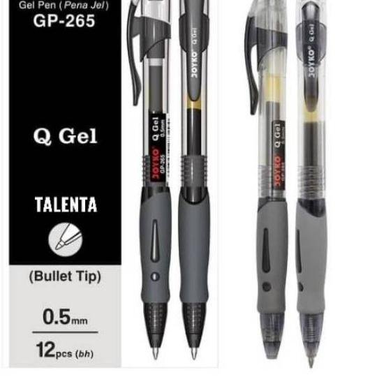 

Model Baru !! Pulpen Gel Joyko Q Gel GP-265 / Q3 GP-265NT (1 Lusin)