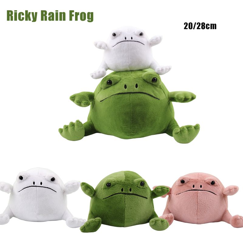 Plush Ricky Rain Frog Mainan Boneka Lembut Hewan Anak Peluk Boneka Ulang Tahun Xmas Hadiah