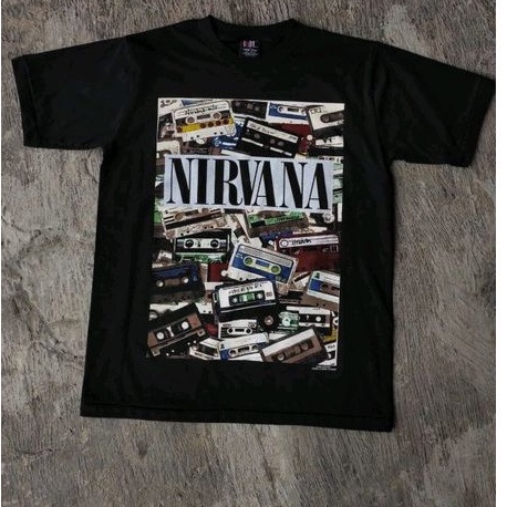 [ORI] VINTAGE NIRVANA TAG GIANT Kaos Pria