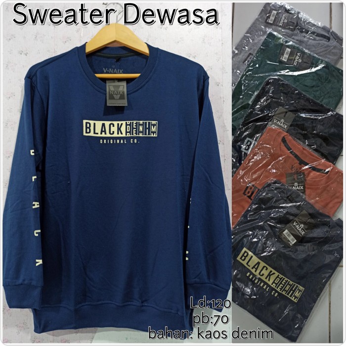 SWEATER CREWNECK Kombinasi Switer Crewneck Termurah Kualitas Distro