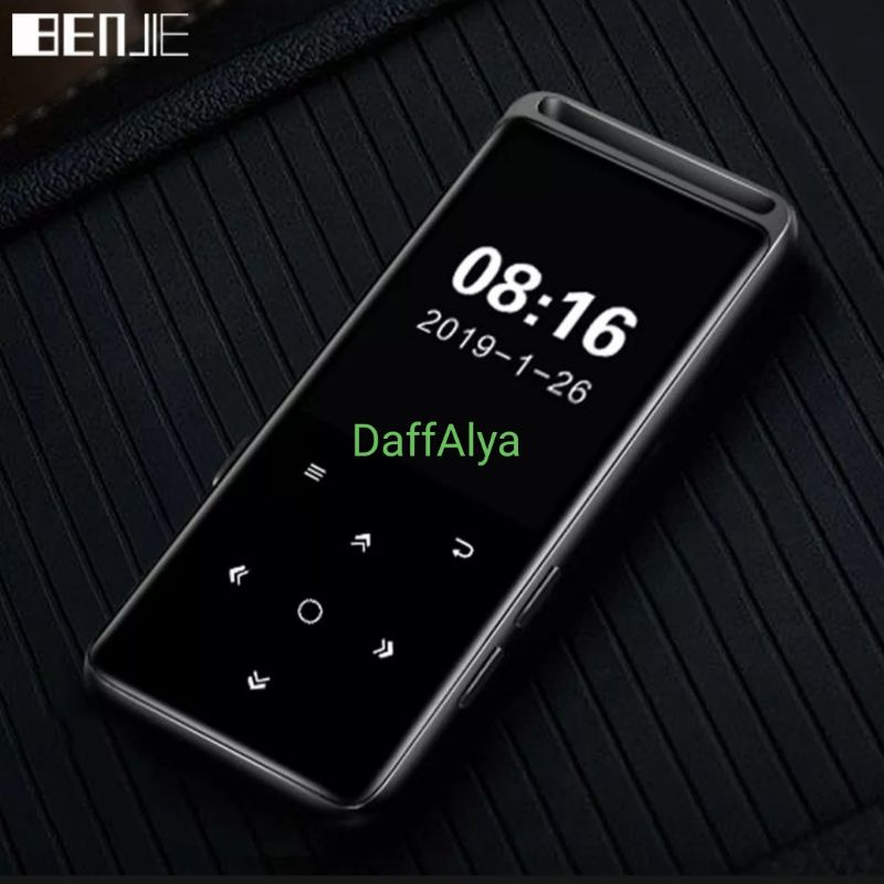 benjie m6 bluetooth hifi dap mp3 media player flac lossless full metal radio