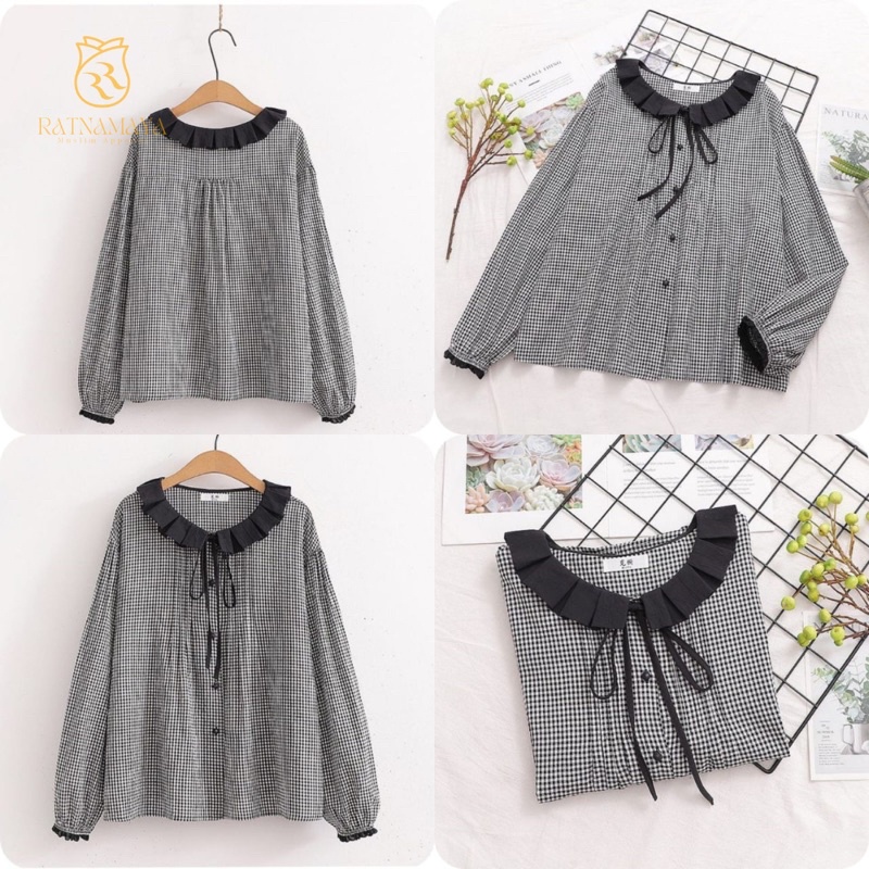 BAJU ATASAN WANITA FASHION WANITA FASHION MUSLIM KEKINIAN KOREA STYLE