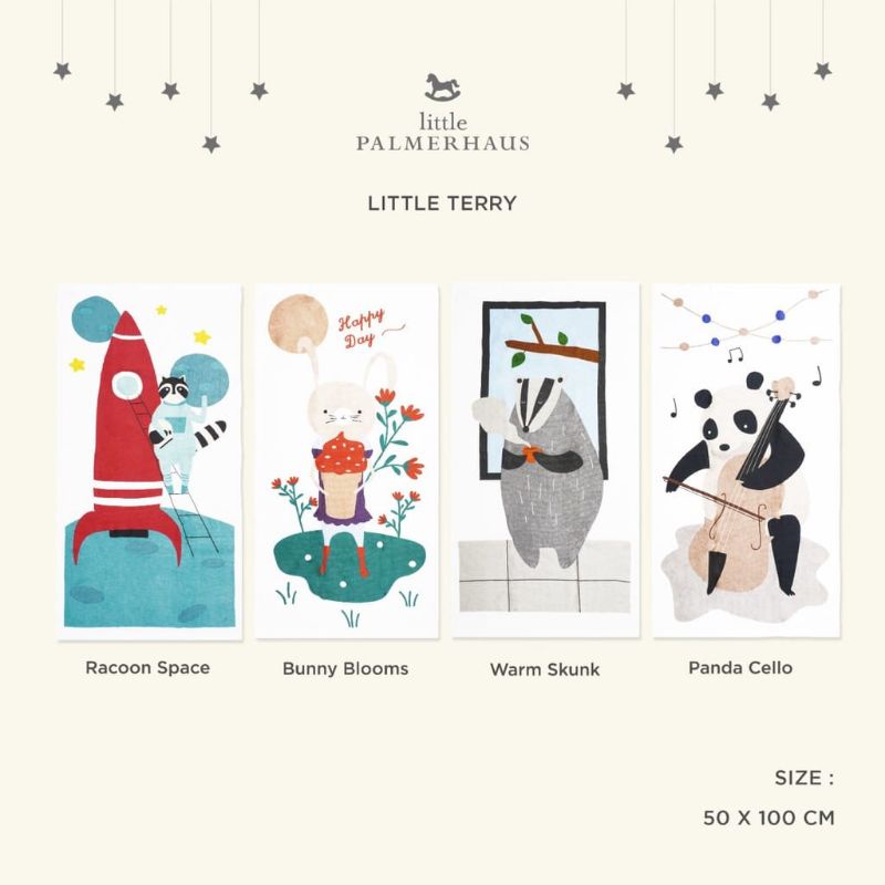 Handuk Bayi Little Terry baby towel by little palmerhaus handuk anak terry palmer disney mickey pooh