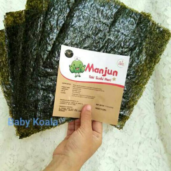 

❇Ready Stok✶➠ CWEIE MANJUN Nori Sushi 5 & 10 Lembar Halal │ Yakinori Import Kimbab/ Gimbab │ Lembar Rumput Laut 87 Kirim Sekarang