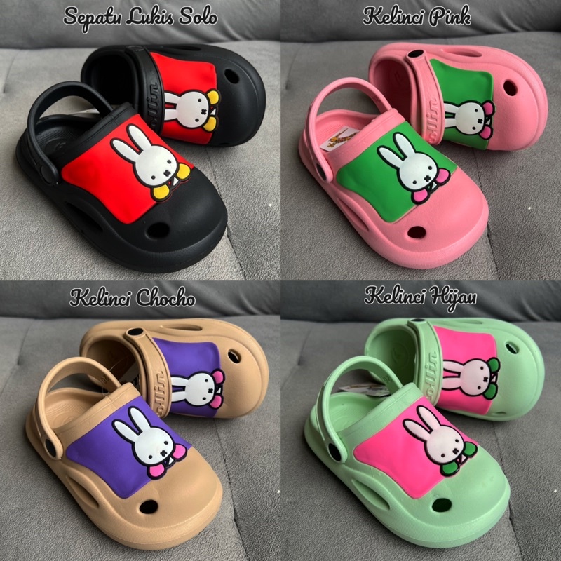 SANDAL BAIM ANAK MOTIF KELINCI FUJI