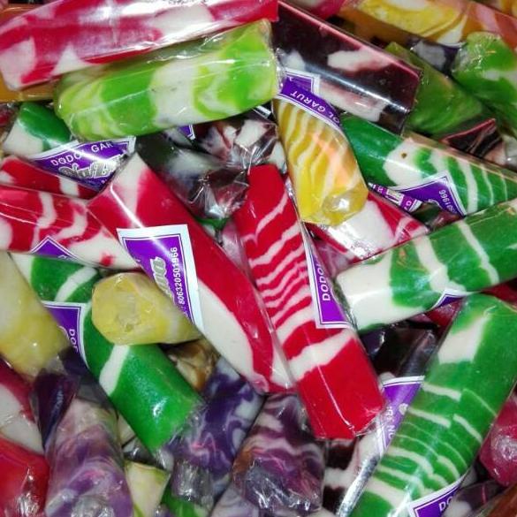 

↑ Dodol garut warna aneka rasa mix 500 gram バ