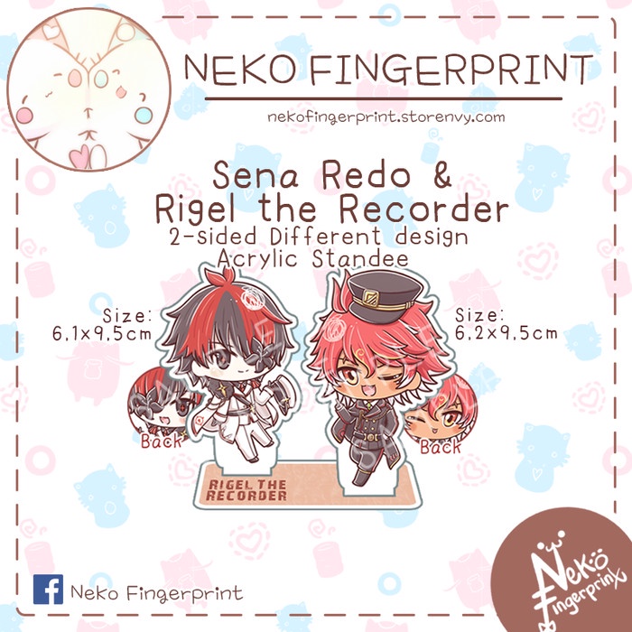 

SENA REDO & RIGEL THE RECORDER ACRYLIC STANDEE