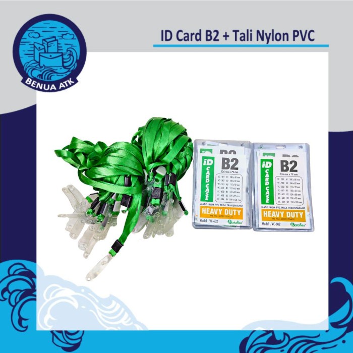 

$$$$] Bundling ID Card B2 + Tali ID Nylon Soft PVC Dataflex [NYLKSFP]