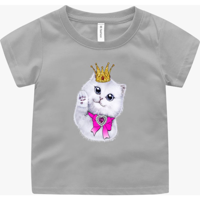 ((IB))KAOS ANAK2 UNISEX/KUCING DIGITAL SABLON