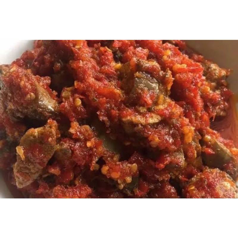 

Sambal Ampela pedas gurih enak!! UKURAN 150GR