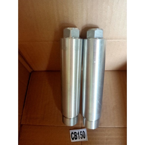 peninggi shockbreaker depan motor cb 150 Verza Tiger Megapro ukuran 15 cm bahan arnium