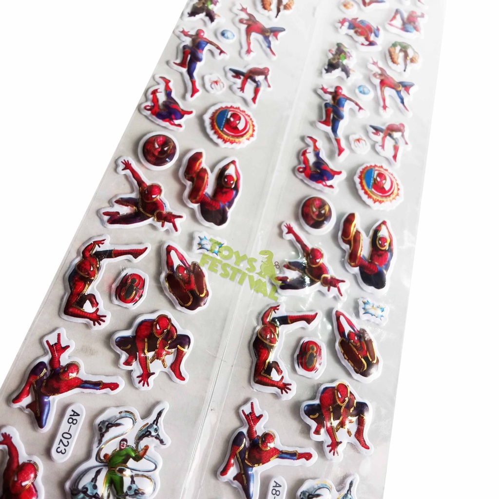 Sticker Tempelan Dinding dan Buku Anak Seri Karakter Hero Multiwarna