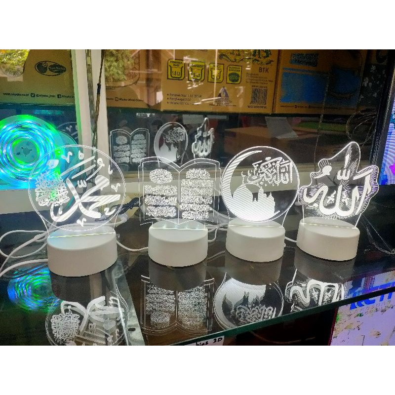 Lampu hias LED/ Lampu tidur LED akrilik