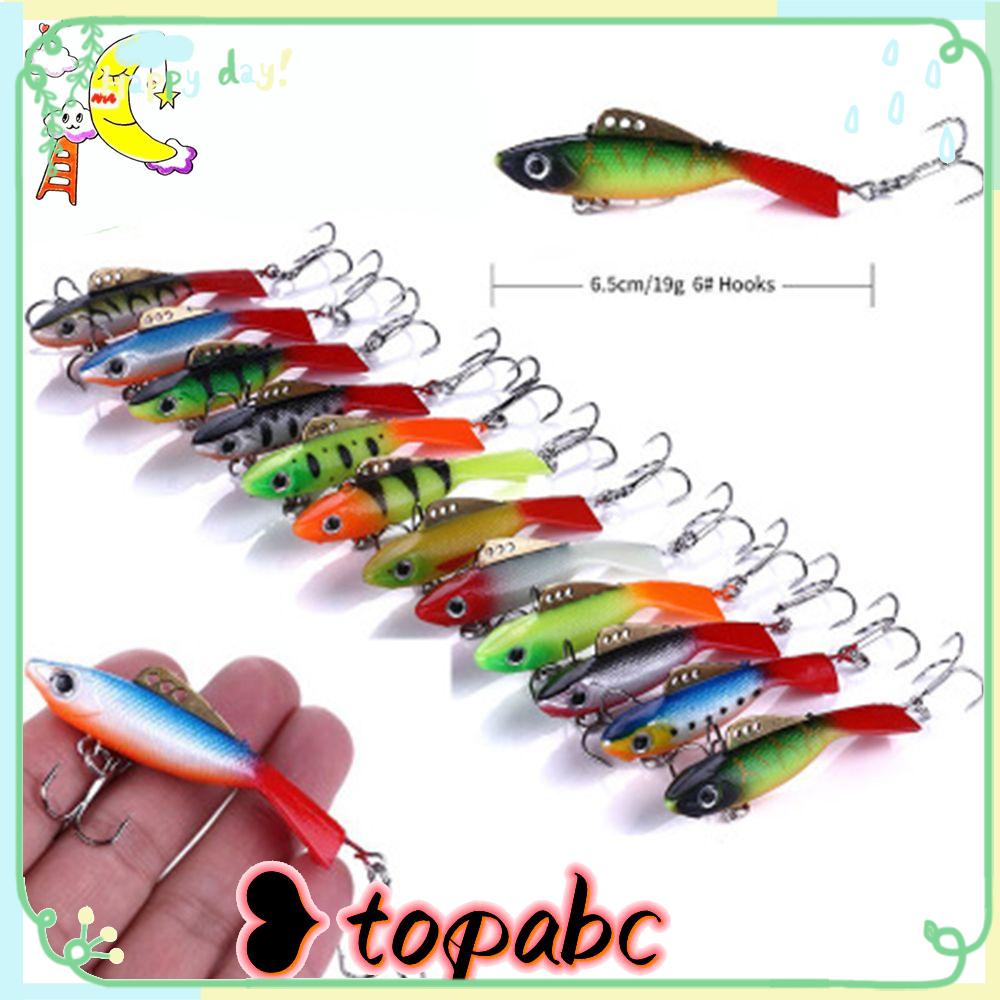 Top 1PC Kait Pancing Es 1PC Panas Buatan Walleye Renang Tubuh Lembut