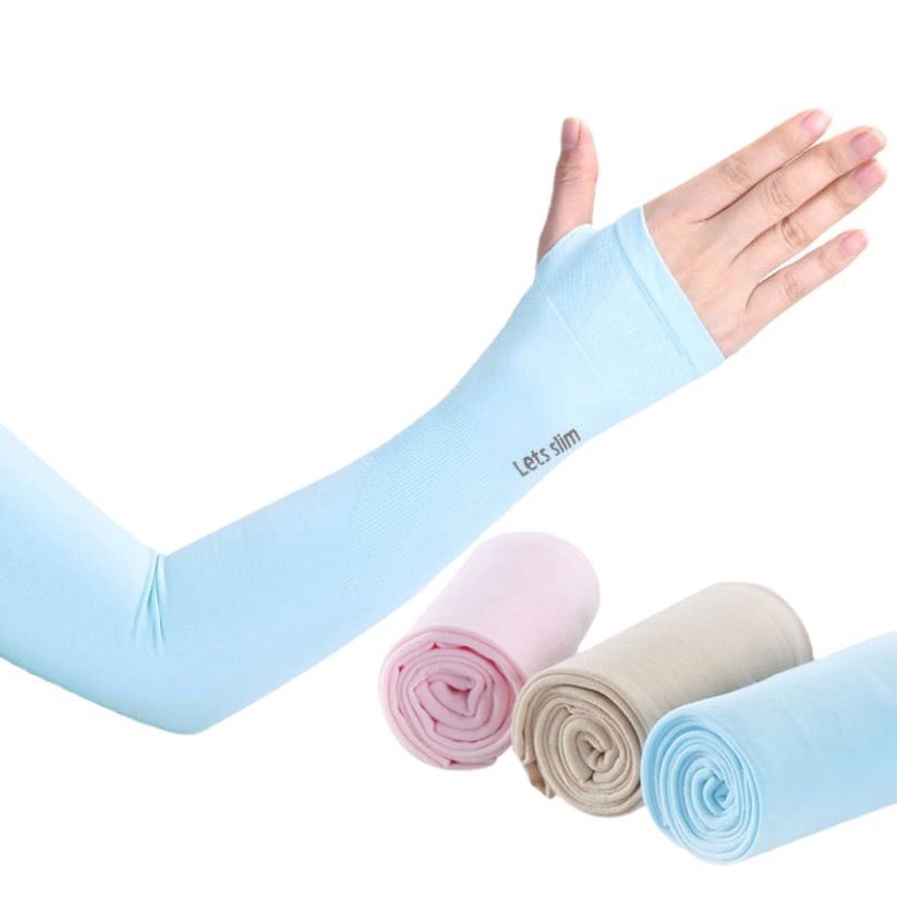 Kaos Pelindung Lengan Manset Wanita UV Anti Panas Arm Sleeves NJ193