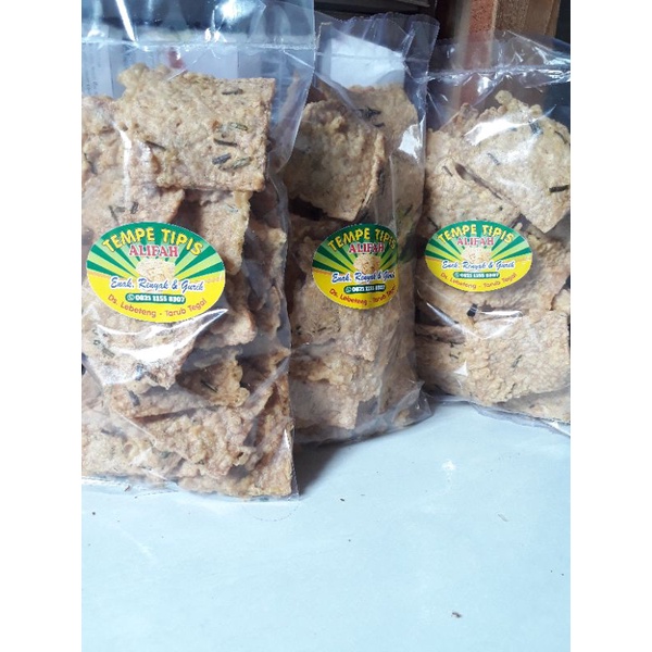 

Kripik Tempe asli Tegal 250gr