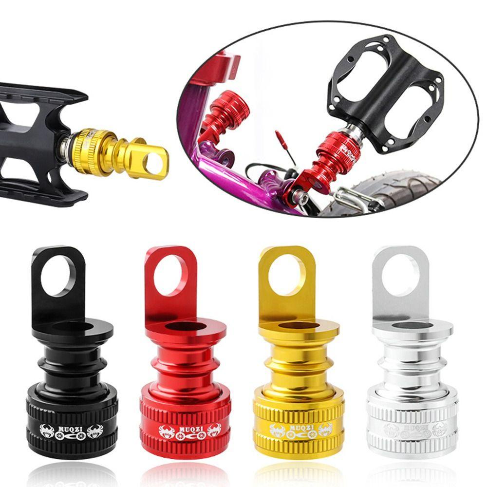 Rebuy Pedal Quick Release Gesper Portable Bagian Sepeda Sepeda Lipat Frame Mounting Buckle Base Folding Bike Pedal Adapter