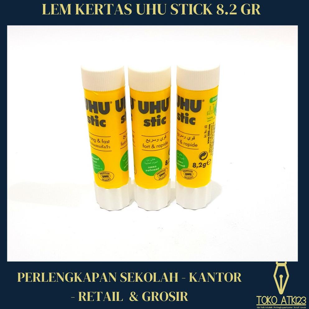 

ヿ Lem Kertas Stick Merk UHU 8.2 gram