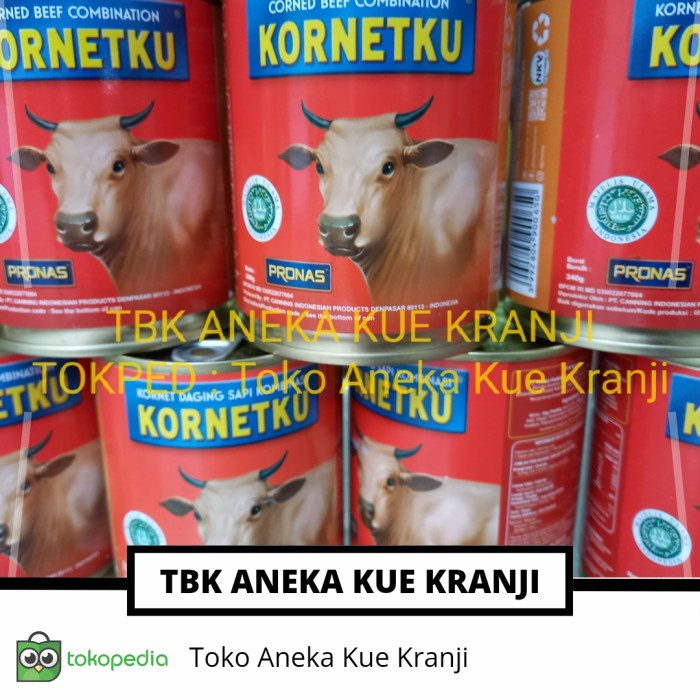 

Widyatmogrosir - Kornet Sapi/Kornetku Pronas Dijual Per Dus (340 Gr X 24 Pcs) Via Gojek