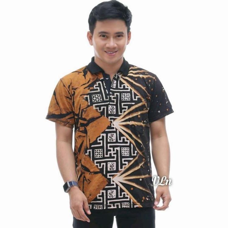 Chekout KAOS BATIK CAP BERKERAH