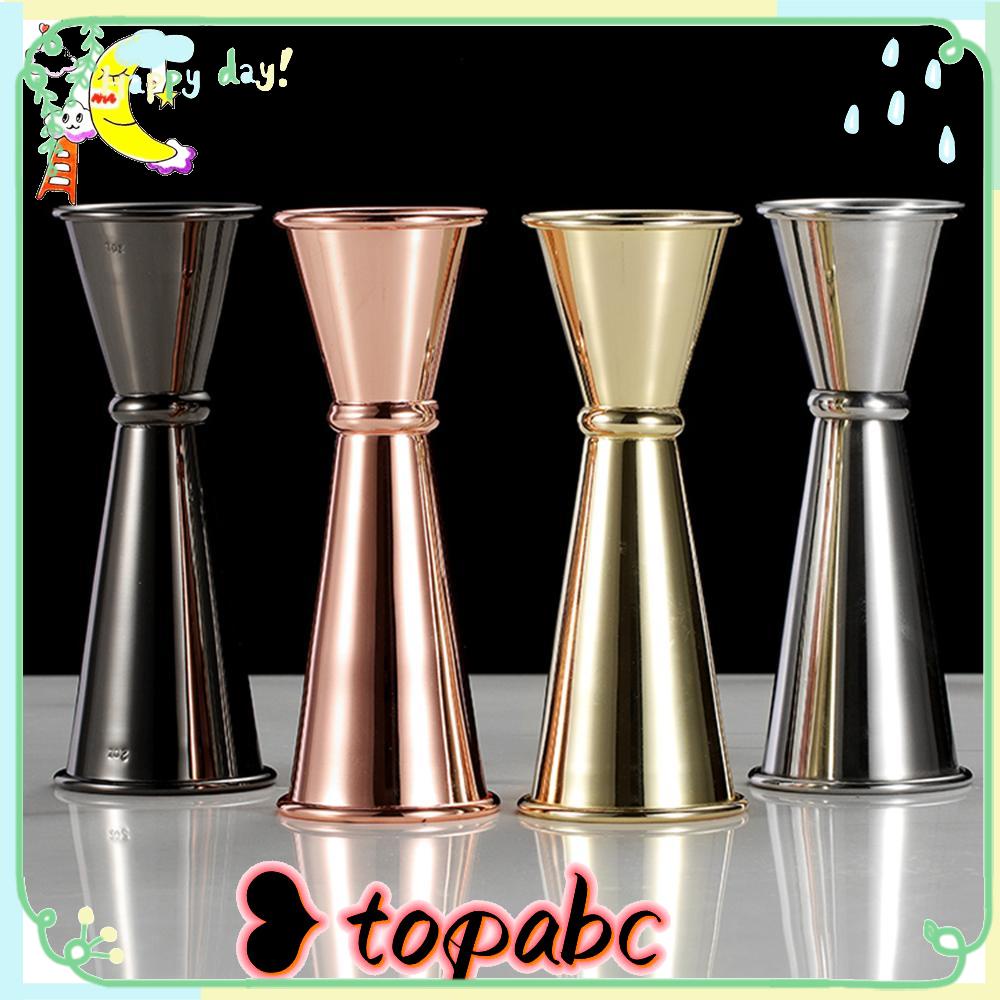 Top 1oz 1oz 1.5oz Double Cocktail Jigger Double Spirit Bartender Desain Ganda Semangat Minuman Stainless Steel