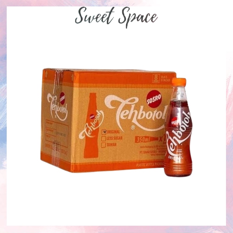TEH BOTOL SOSRO 1 DUS = 12 PCS 350ML 450ML [SWEETSPACE]