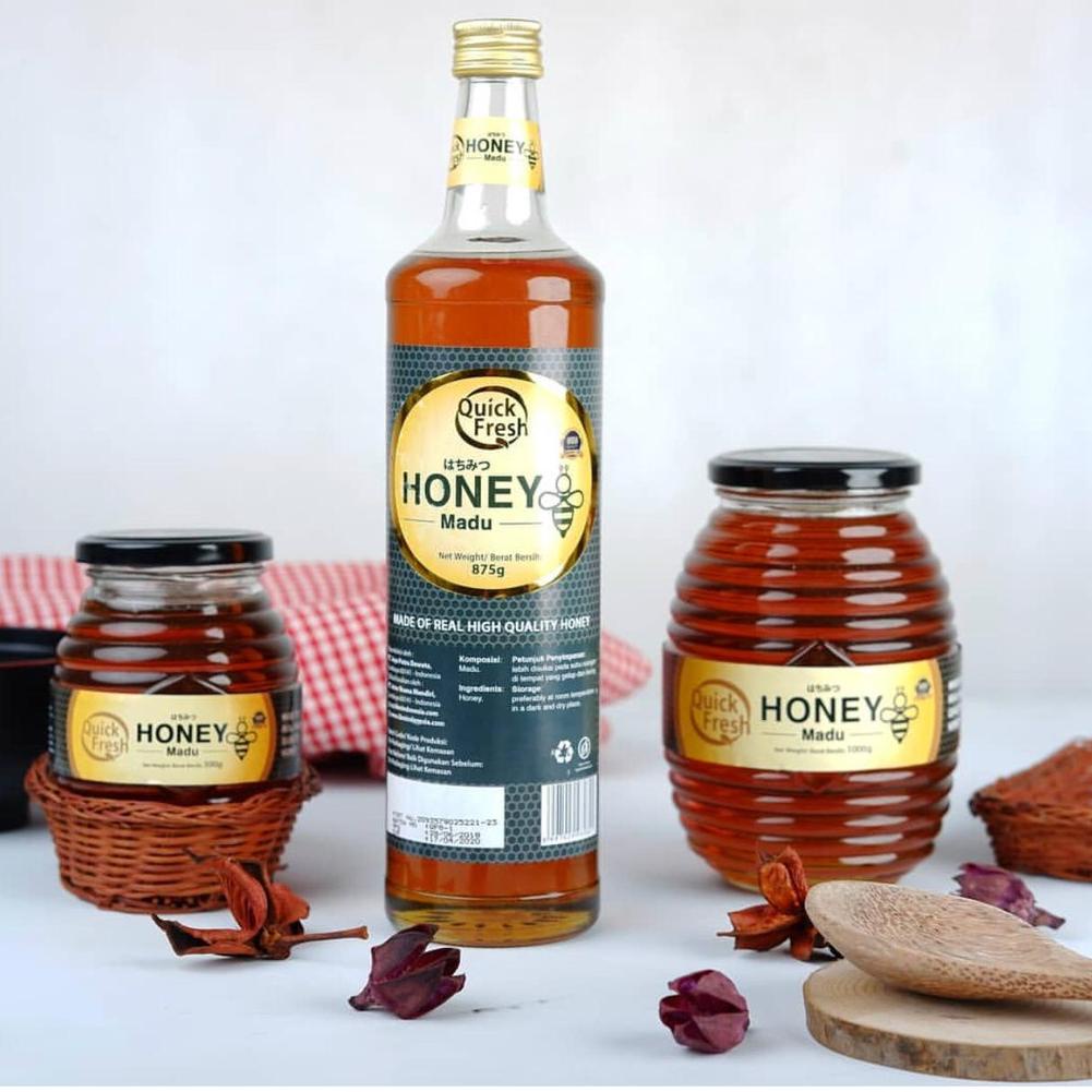 

ヺ Madu Murni Asli Quick Fresh Honey 100Gr (Jar Kaca) ㄲ