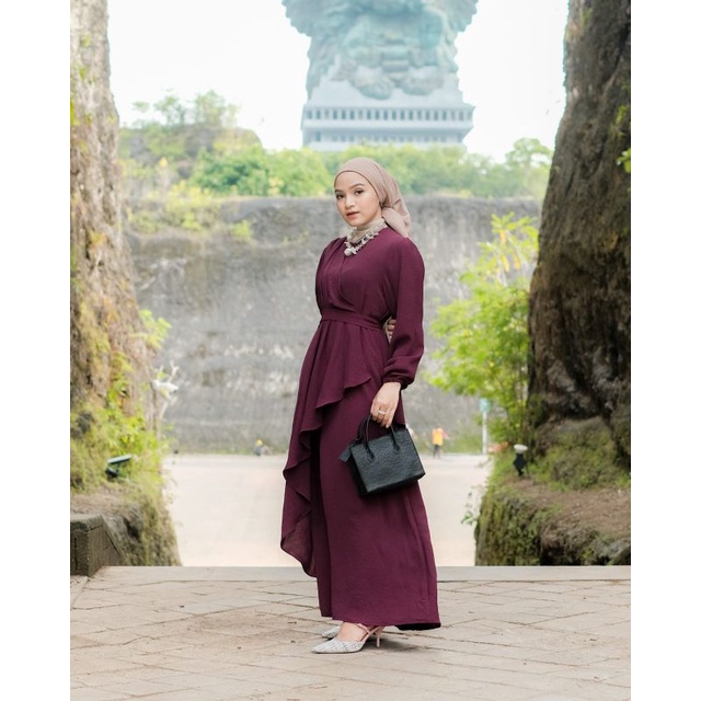 Callie Dress Ld 104/Dress Airflow Premium/Dress Kondangan/Dress Pesta/Dress Seragaman/Dress Bridesmaid/Dress Lebaran
