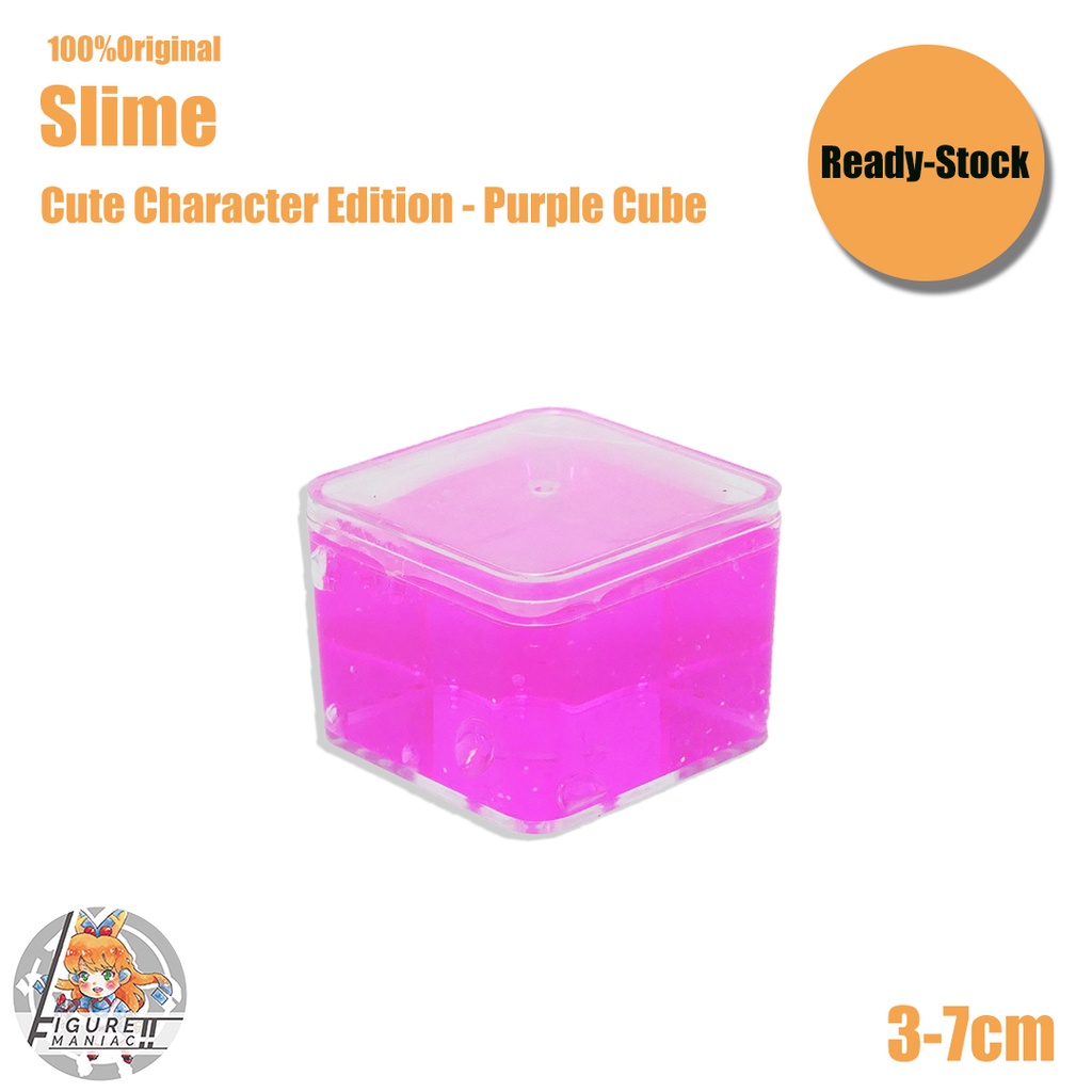 Mainan Anak - Slime CUBE Kotak Mini Cute Edition Import Premium Slime Lucu Cute Slime Aman Crystal Mud Galaxy Mud