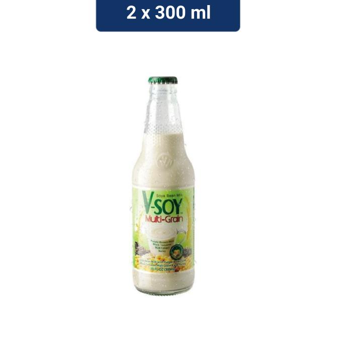 V-Soy Multi-Grain Glass Bottle 2 x 300 mL –SRI.22De22ž