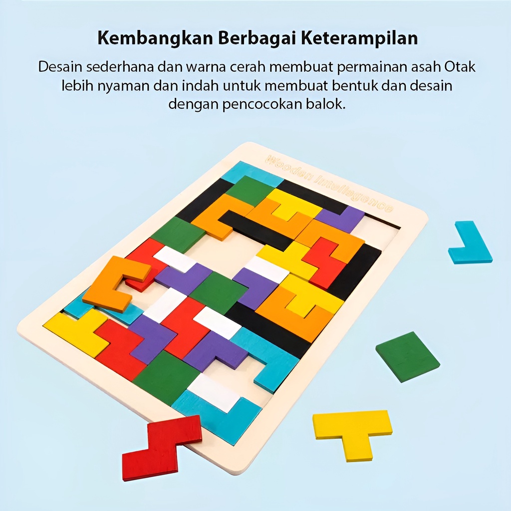 Tetris Puzzle Brain Game | Mainan Edukasi Anak Laki Laki | Kado Ulang Tahun Anak Perempuan | Mainan Terbaru 2022
