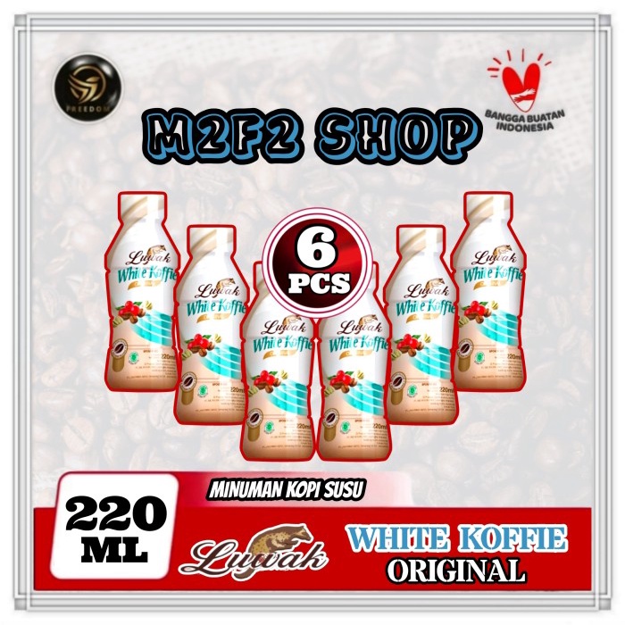 

Kopi Luwak White Koffie Original Botol Pet - 220 ml (Kemasan 6 Pcs)