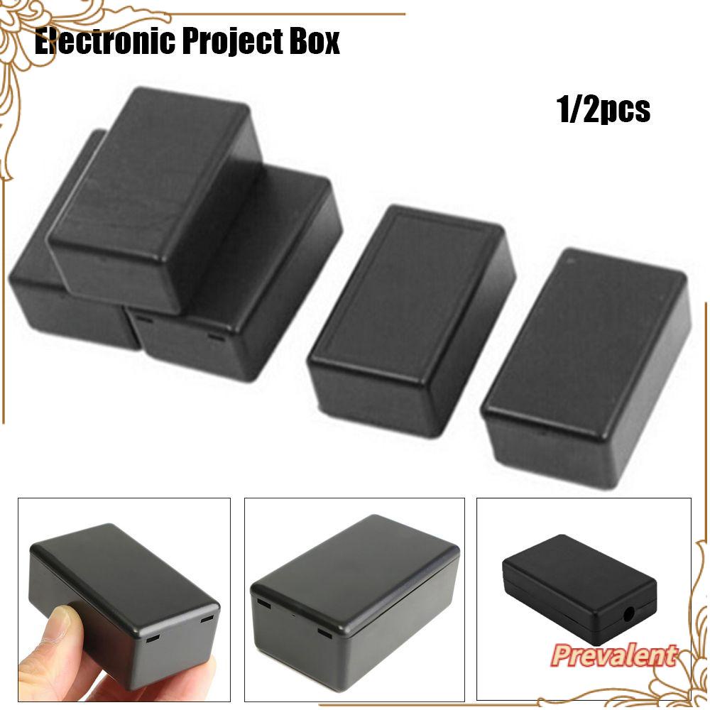 Preva 1/2pcs Kotak Proyek Elektronik Plastik ABS Panas Kualitas Tinggi Instrumen Case