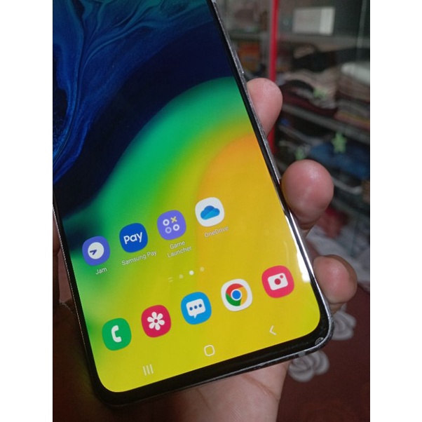 lcd samsung a80 ori copotan
