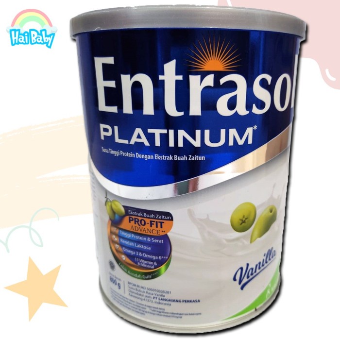

[NEW] ENTRASOL PLATINUM VANILLA 800gr