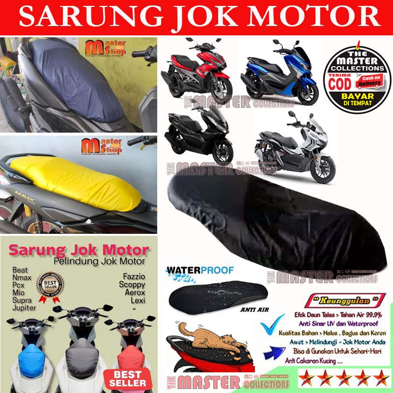 COD Sarung Jok Motor Nmax Aerox Pcx Vario Cover Jok Motor Waterproof Cover seat / Sarung Jok Motor Anti kucing Anti Air Universal Motor Matic Dan Bebek