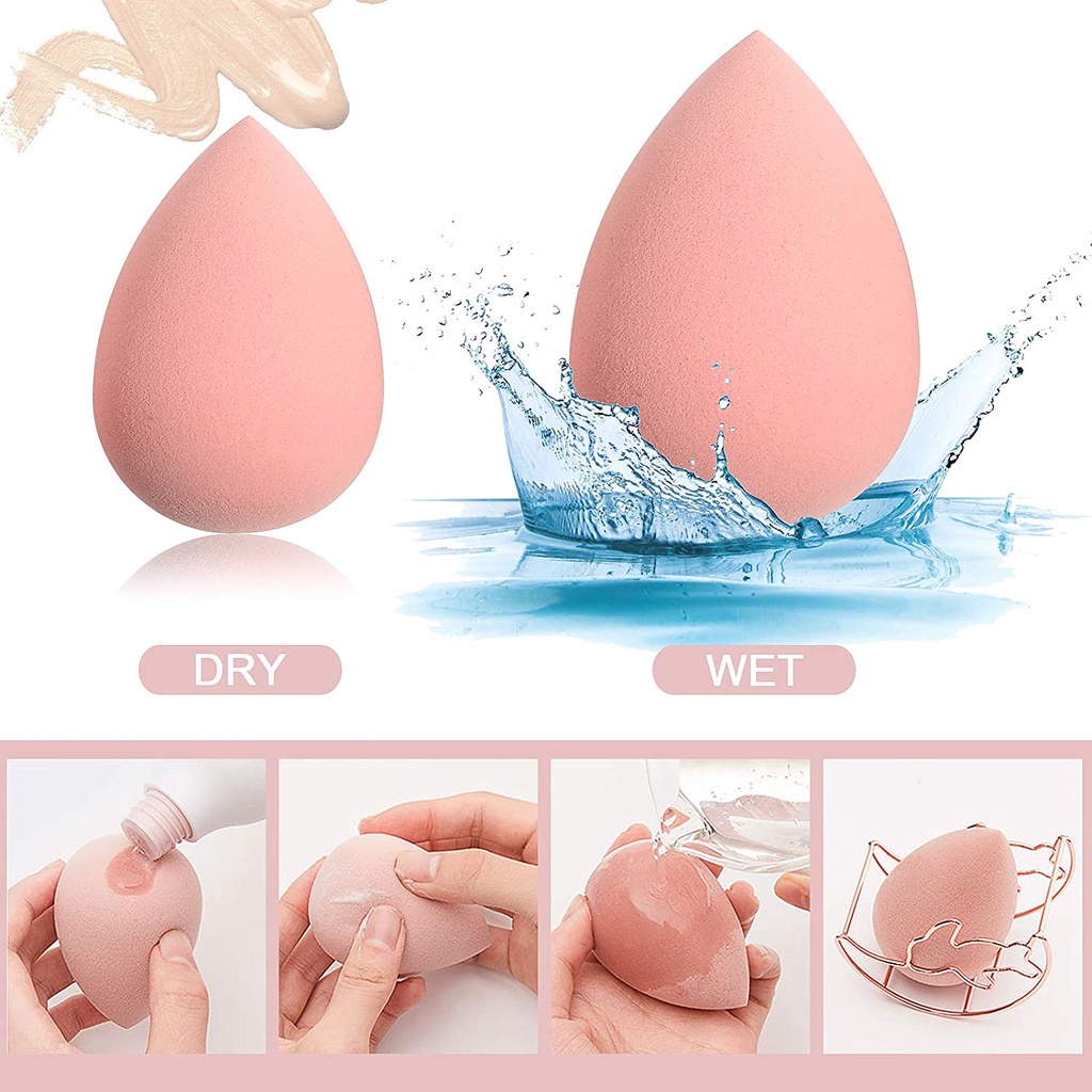 MAGEFY 4pcs Spons Makeup Beauty Sponge Blender / Make Up Tools / Spons Blender / Spon Best Quality Impor