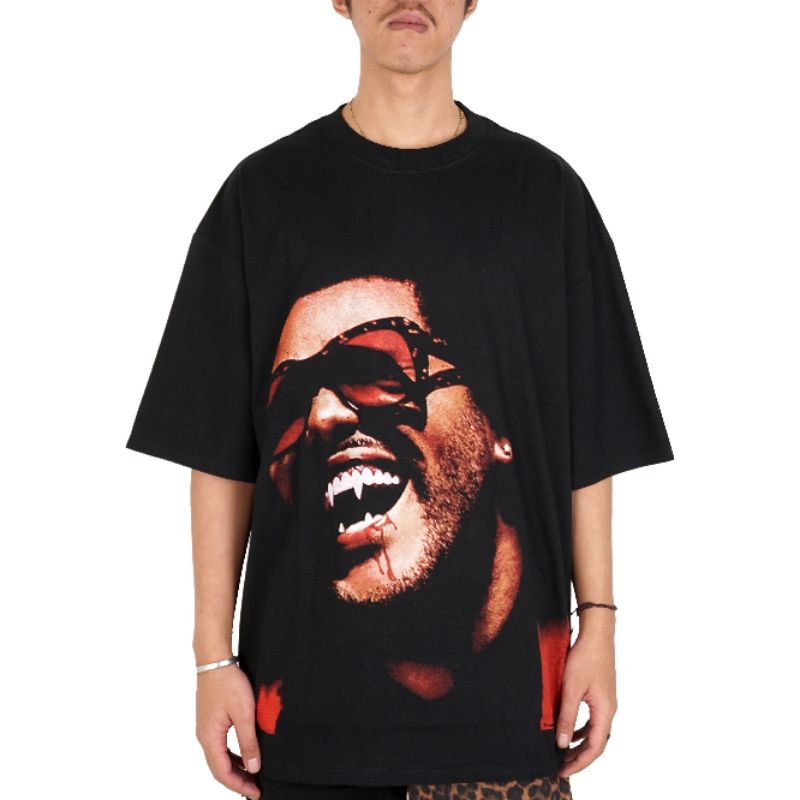 TSHIRT VINTAGE KAOS OVERSIZED THE WEEKND BLACK PREMIUM UNISEX