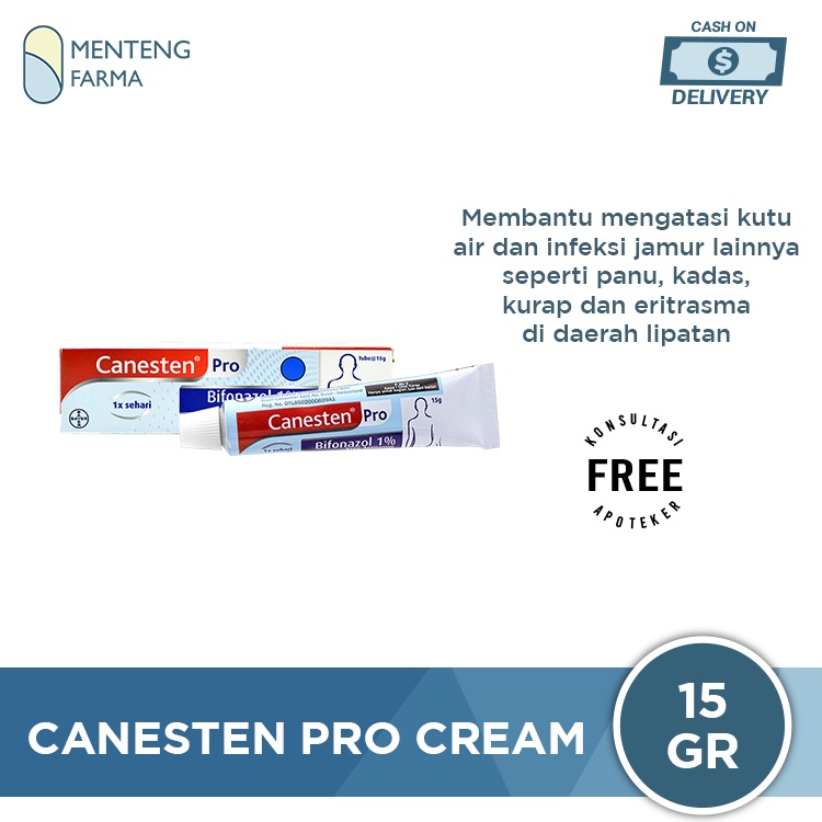 Canesten Pro Cream 15 Gr - Salep Gatal Panu Kurap Anti Jamur