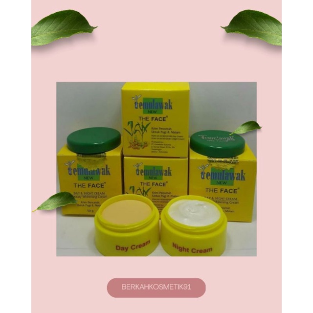 (THE FACE) Paket krim temulawak malam & Siang BPOM