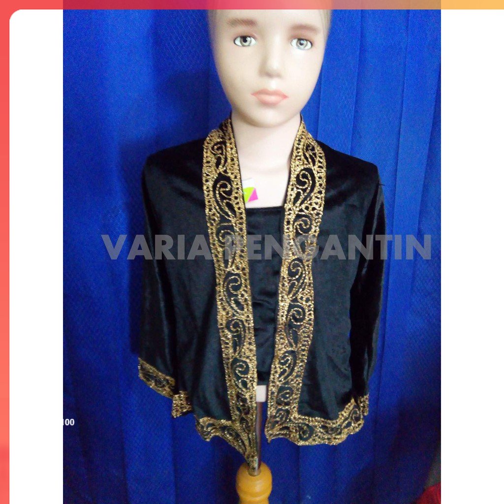kebaya wanita Kebaya Wanita Bludru baju kebaya jawa anak bludru hitam / baju ibu kartini Kebaya Blud