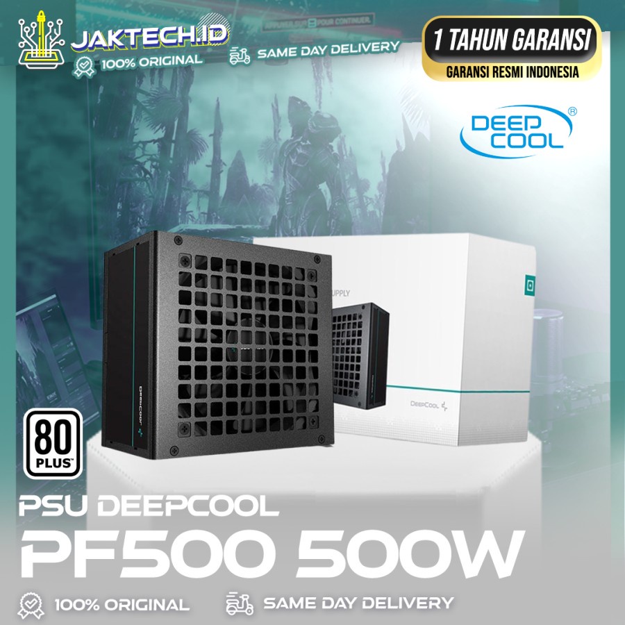 PSU DeepCool PF500 500WATT 80+ ALL FLAT CABLE Power Supply