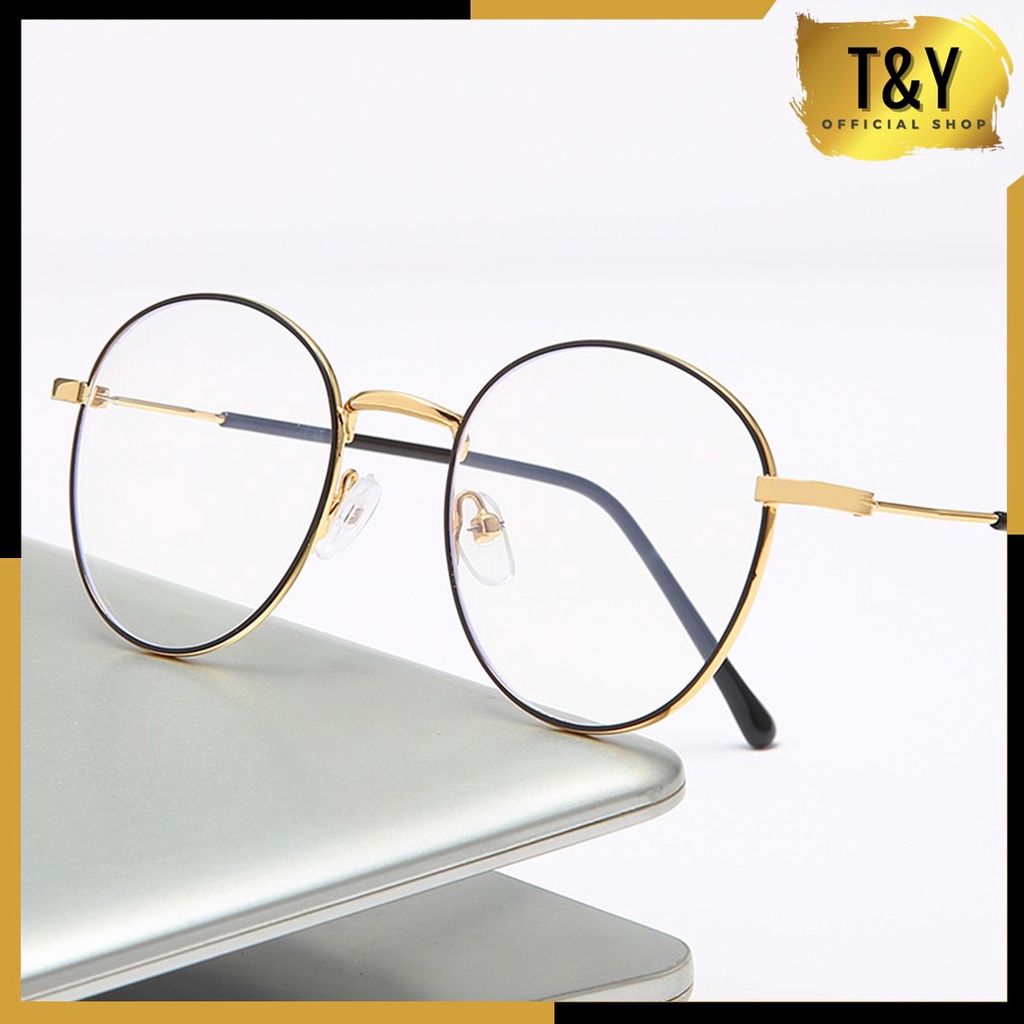 T&amp;Y Kacamata Photocromic Anti Radiasi 6657 Kaca Mata Pria Wanita Anti Silau Sunglasses Korean Style Photochromic Import