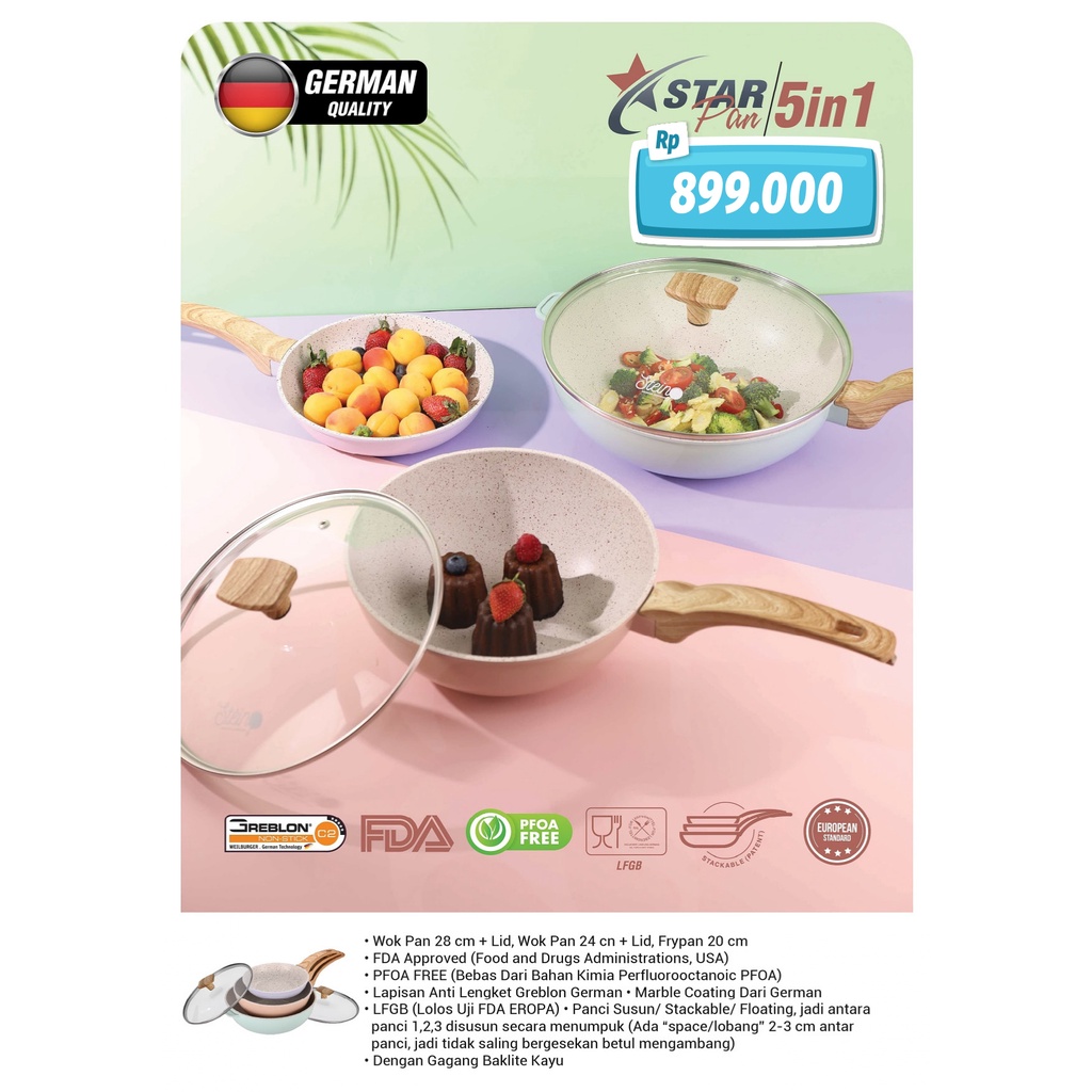 STAR PAN 5in1 by STEINCOOKWARE
